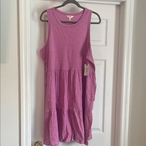 Terra & Sky Sleeveless Pink Dress